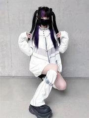 Y2K Cosmic Neon Wind Jacket