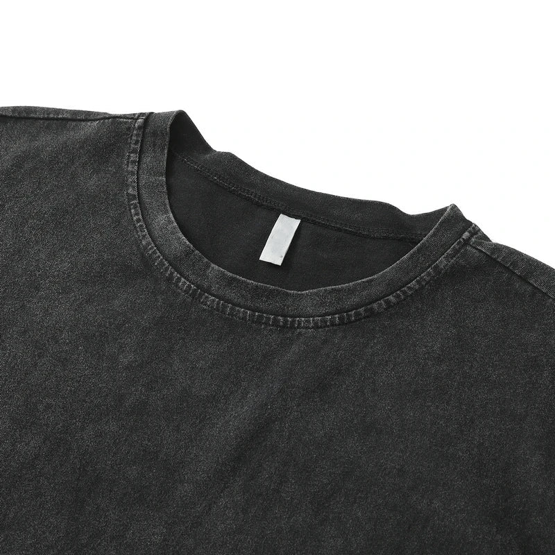 Art Letter Washed Distressed Vest