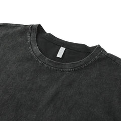 Art Letter Washed Distressed Vest