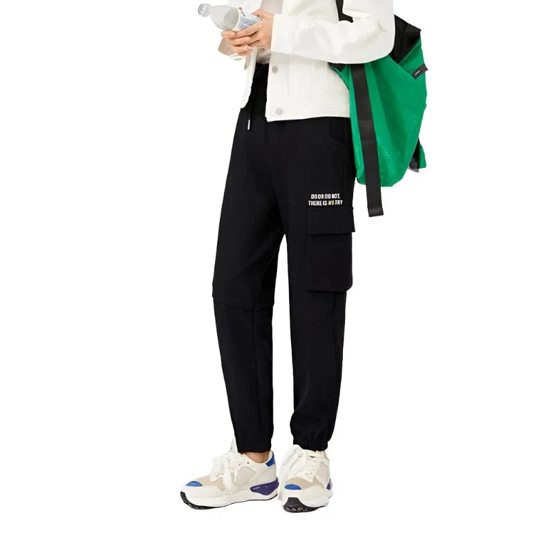 Spring Letter Elastic Waist Women's Sweatpants
