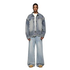 Vintage Denim Washed Oversized Jacket