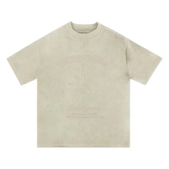 Y2K Suede Embroidered Oversized T-Shirt