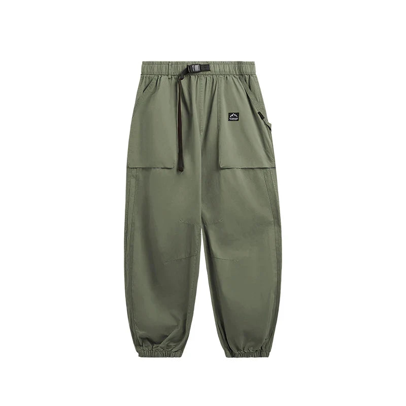 Elastic Wais Cargo Jogger Pant