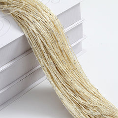 100x200CM Living Room String Curtain Shiny Tassel Silver Line  Solid Color Window Home Door Divider Curtain