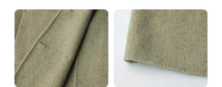 Casual Double-Breasted Women's Coat