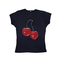 Y2k Aesthetic Streetwear Goth Harajuku Cherry T-shirt