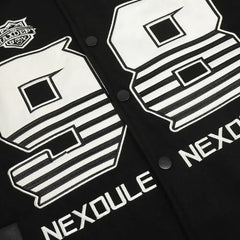 Maxdepy Baseball Leather Jacket