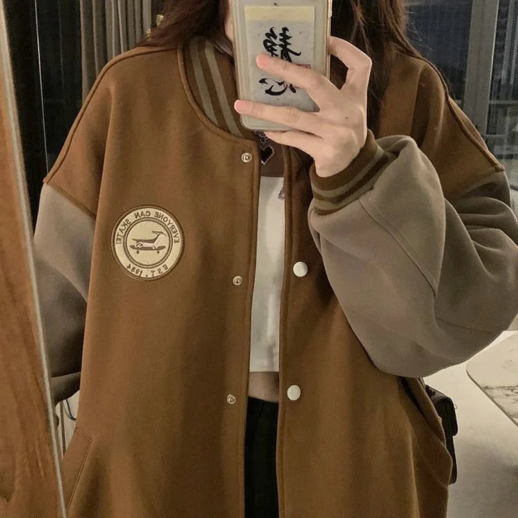 Lazy Retro Baseball Jacket