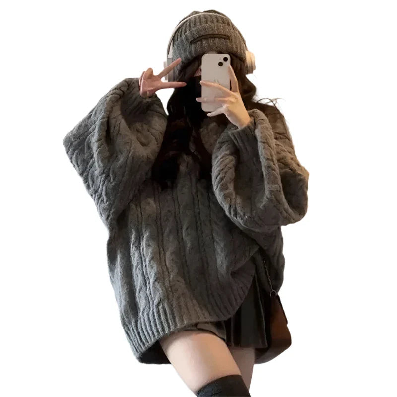 Y2k Vintage V-Neck Knit Sweater