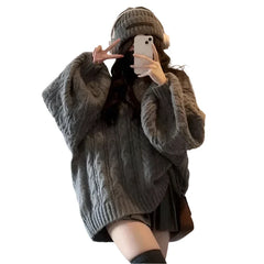 Y2k Vintage V-Neck Knit Sweater