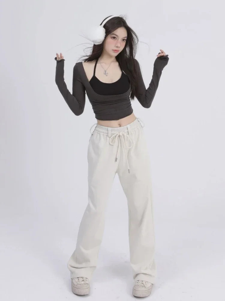 Y2K Aesthetic Two Pieces Set T-shirt