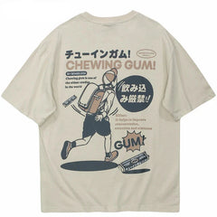 Vintage Japanese Poster Chewing Gum T-Shirt
