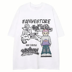 Cartoon Boy Printed T-Shirt