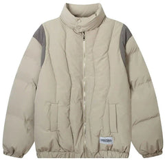 Y2k Padded Heavy Solid Winter Jacket