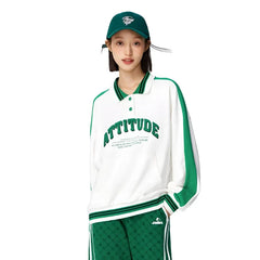 Casual Letter Women's POLO T-Shirt