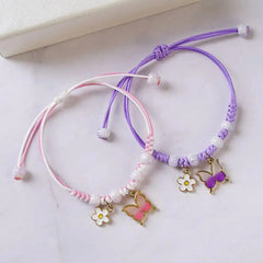 Cute Butterfly Pendant Bracelet