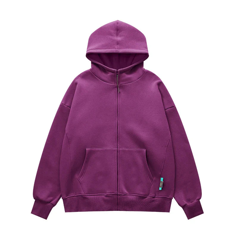 Heavy Weight Fleece Zipper Hoodie