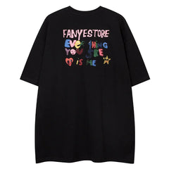 Y2K Cartoon Graphic Printed T-Shirt