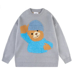 Farewell Teddy Bear Heavy Sweater