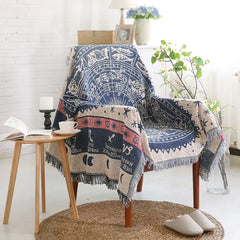 Textile City Nordic Warm Throw Blanket White Constellation Modern Simplicity Thick Sofa Cover Multi Size High Quality Bedspread