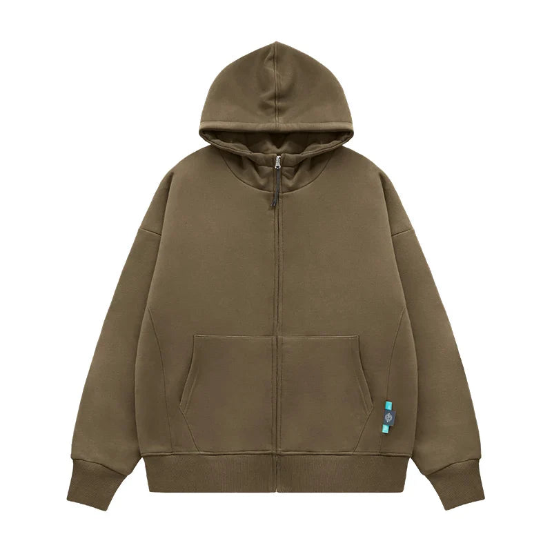 Heavy Weight Fleece Zipper Hoodie