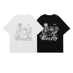 Y2K Aesthetic Anime Girl Oversized Women's T-Shirt