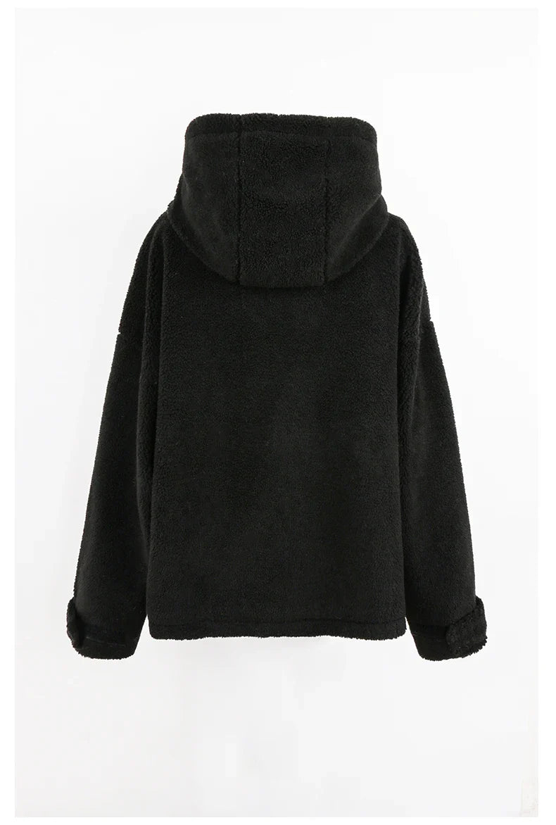 Casual Faux Lamb Fur Oversized Coat
