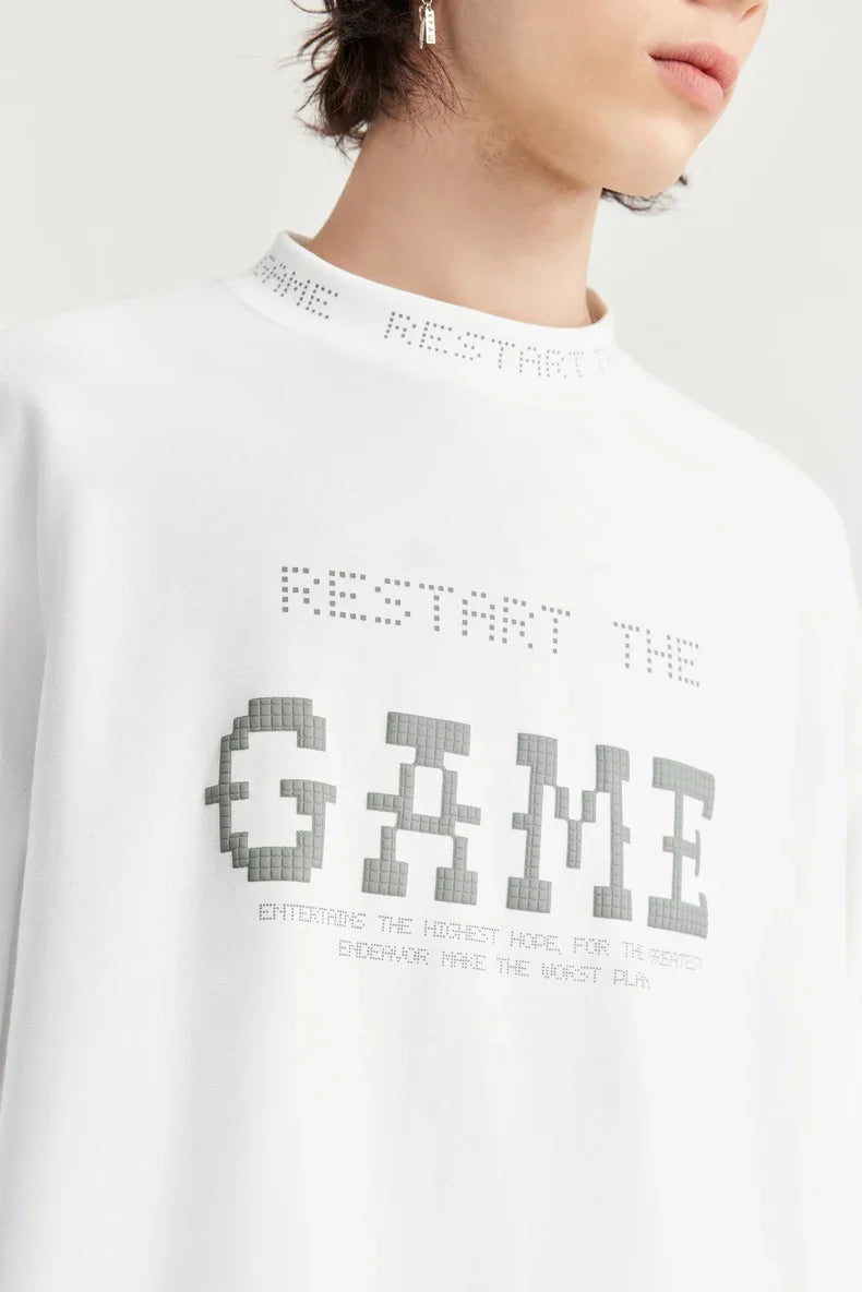 "RESTART THE GAME" Oversized T-Shirt