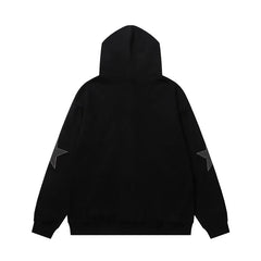 Star Graphic Patch Hoodies
