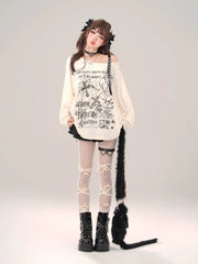 Y2k Gothic Eclipse Edge T-Shirt