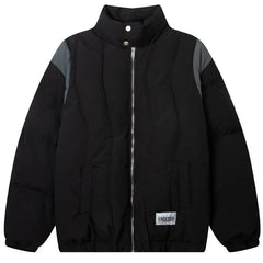 Y2k Padded Heavy Solid Winter Jacket