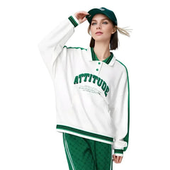 Letter Printed Oversized Women's T-Shirt