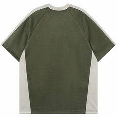 Y2K "STARGLFS" Suede Oversized T Shirt