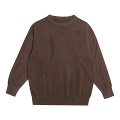Tattered Loose Sweater