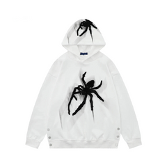 Y2K Webbed Embroidery Hoodie