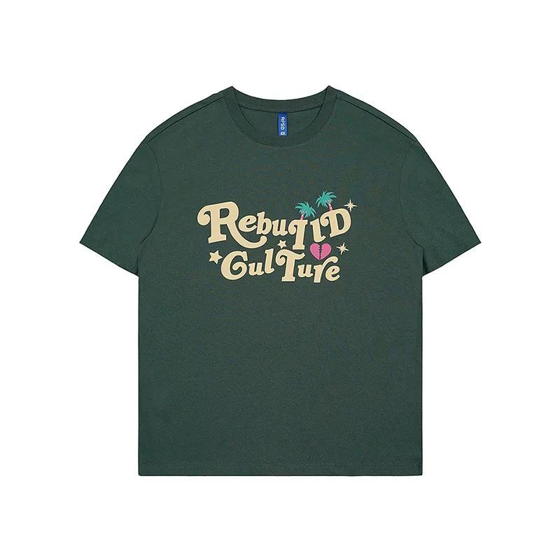 American Street Graffiti Letter T-shirt
