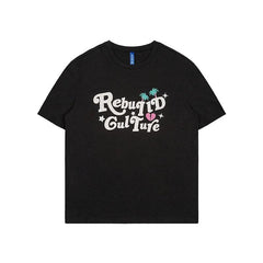 American Street Graffiti Letter T-shirt