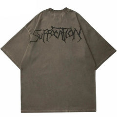 Angel Dark Print Oversized T-Shirt