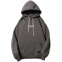 Angel God Print Fleece Hoodie