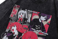 Anime KESSOKU BAND Washed T-Shirt