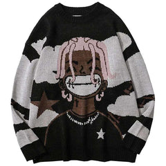 Anime Star Knitted Sweater
