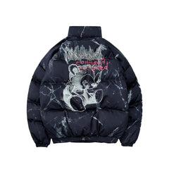 Bear Graffiti Puffer Jacket