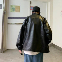 Black Faux Leather Jacket