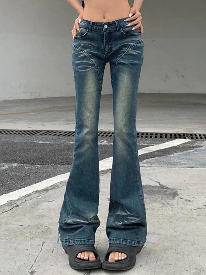 Bootcut Low Rise Denim Jeans