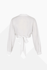 Bow Tie Waist Blouse - HouseofHalley