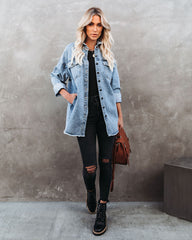 Boyd Pocketed Denim Shacket