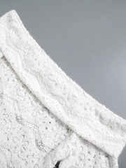 Cutout Off Shoulder Long Sleeve Tee - HouseofHalley