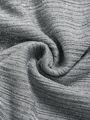 Shimmering Bow Decor Crew Neck Long Sleeve Knit - HouseofHalley