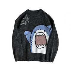 Cartoon Shark Sweater