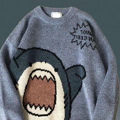 Cartoon Shark Sweater